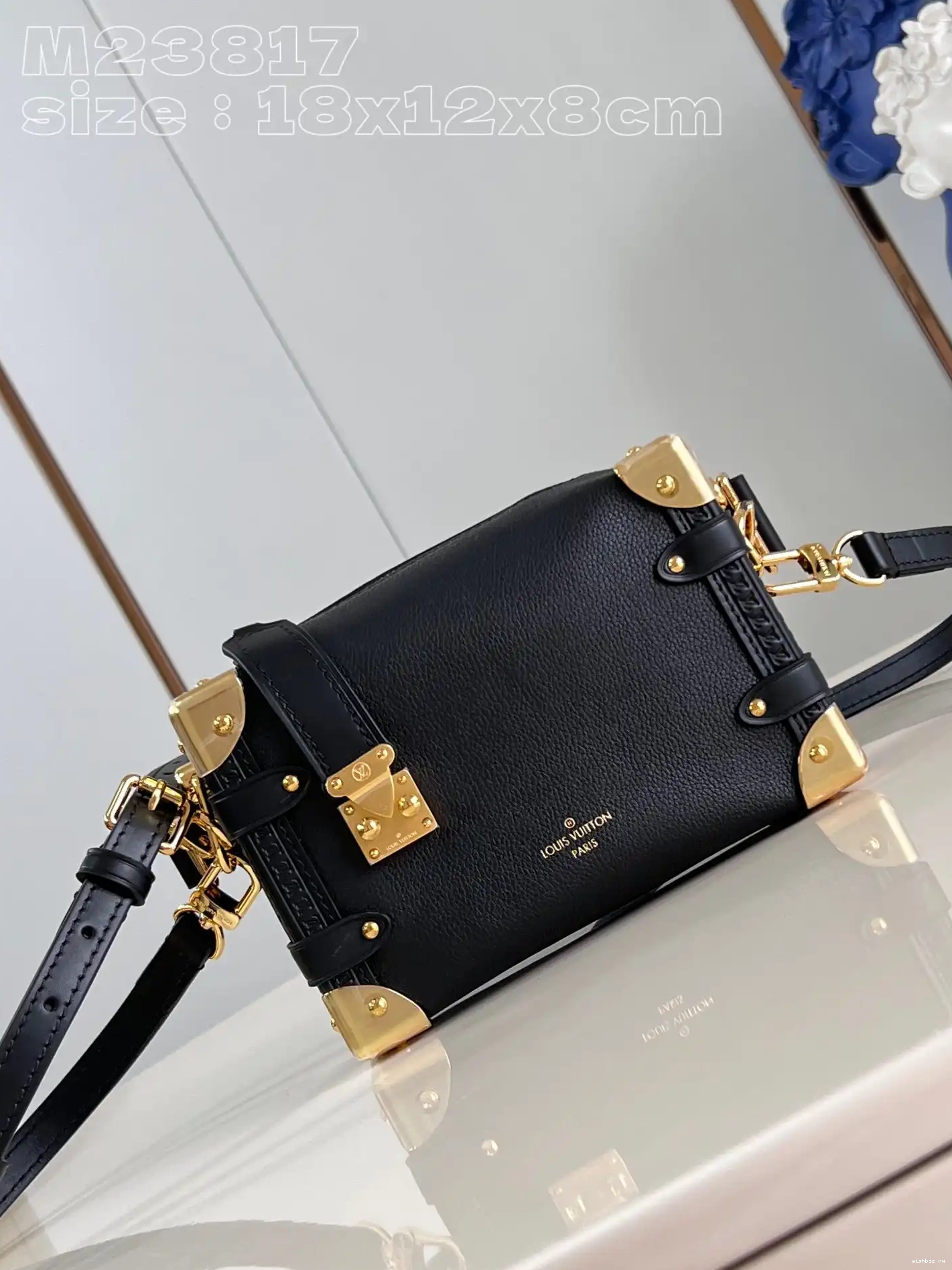 WIS Side LOUIS Trunk PM-18*12.5*8CM VUITTON 0604